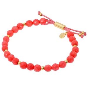 Gorjana Gemstone Pink Coral Bracelet for Harmony